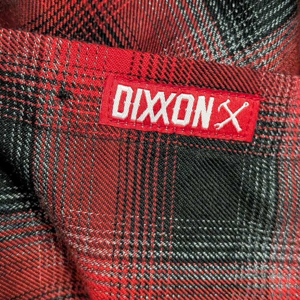Dixxon Faiview Button Down Flannel Shirt... Size Medium - Picture 7 of 10
